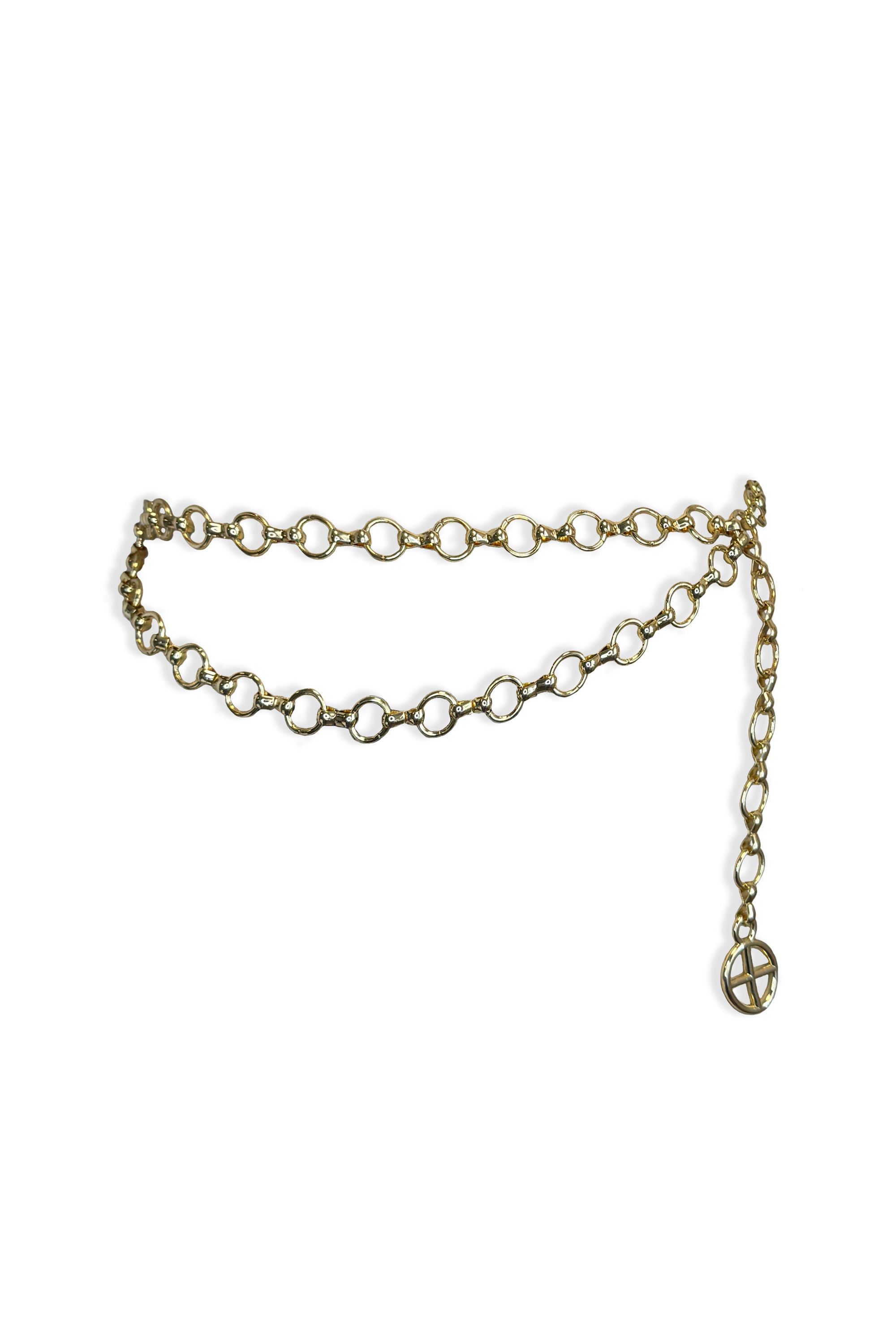 Gold Link Logo Belt | 14 K Gold Plated – southernsaint