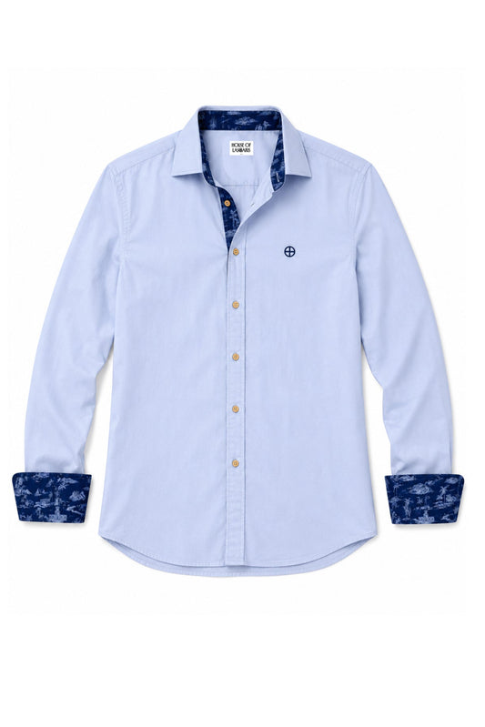 Men's Toile Cuff Dress Shirt