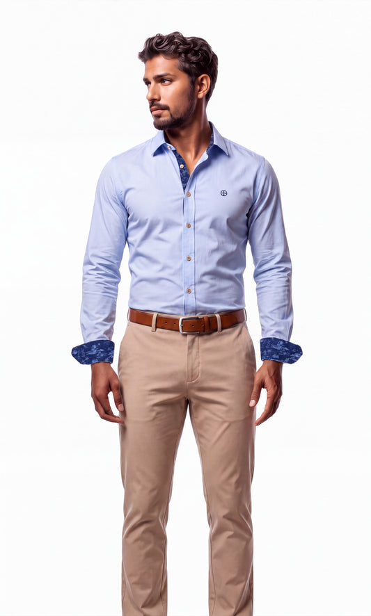 Men's Toile Cuff Dress Shirt