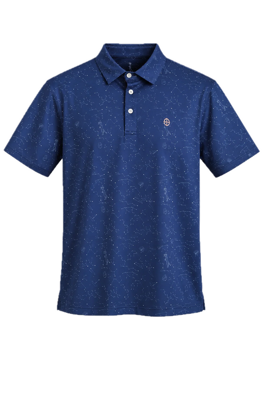 Navy Constellation Performance Polo