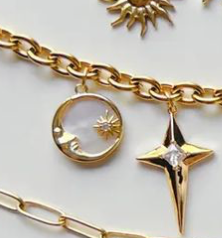 Jana- Rolo Chain Necklace Waterproof 18K gold PVD