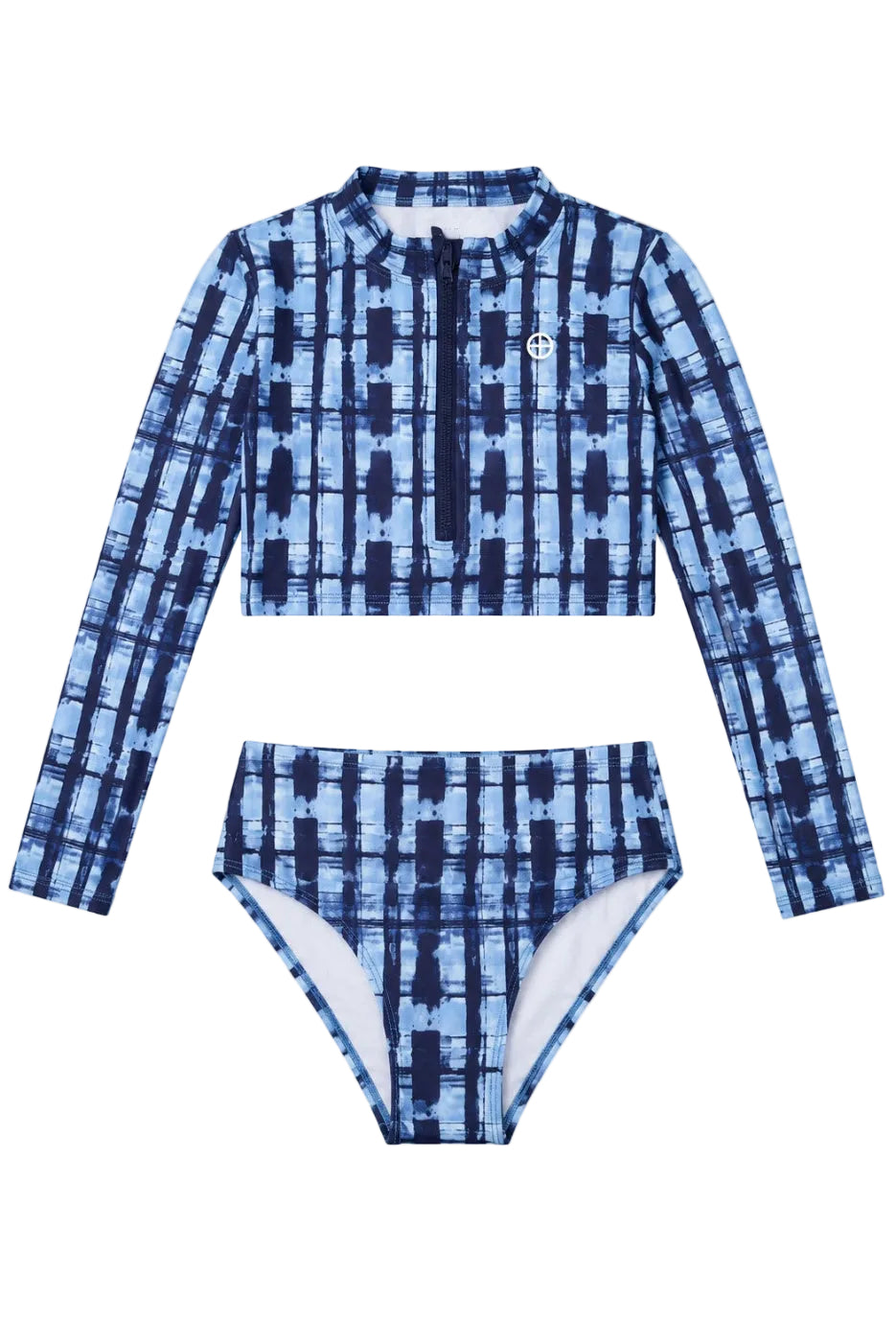 Girls Passage Plaid Rashguard Set