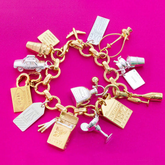 Infinity Link Charm Bracelet | Gold Vermeil