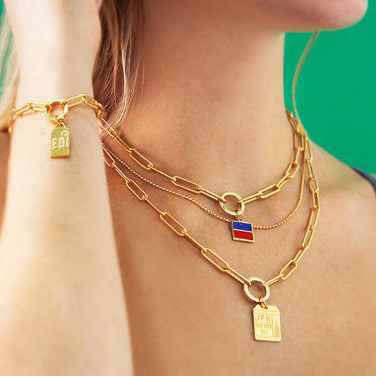 The Daily 360 Charm Bracelet | Gold Vermeil
