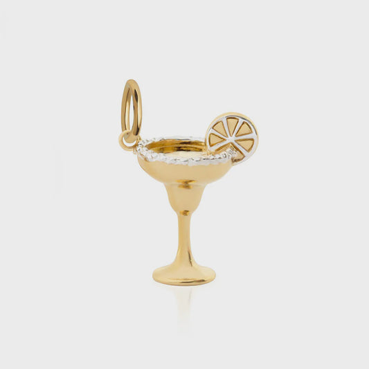 Margarita Charm | Gold Vermeil