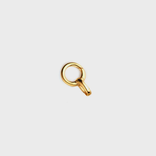 Infinity Link Charm Holder | Gold Vermeil