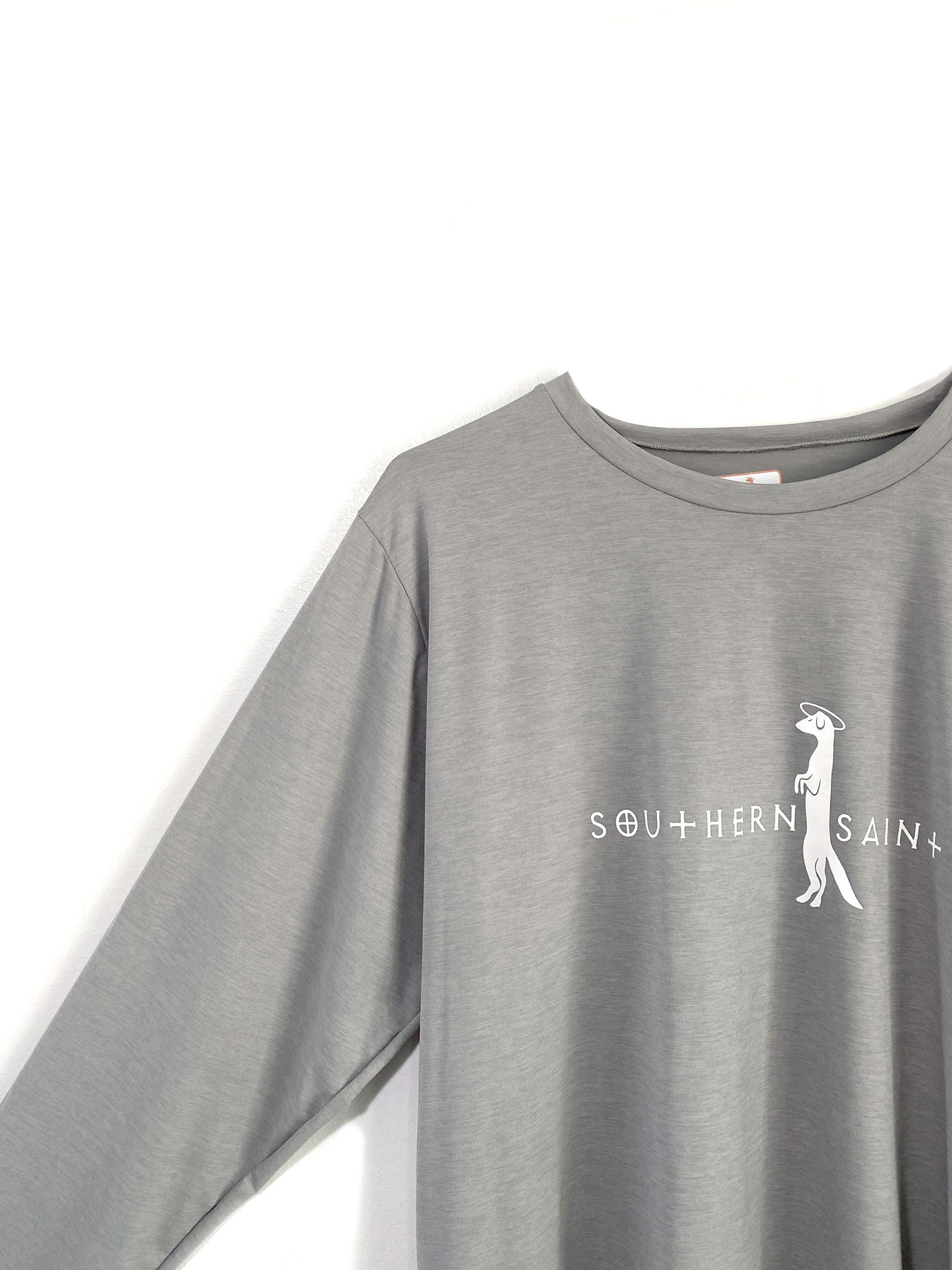 Camisa de sol de corte relajado para hombre | Cuero gris