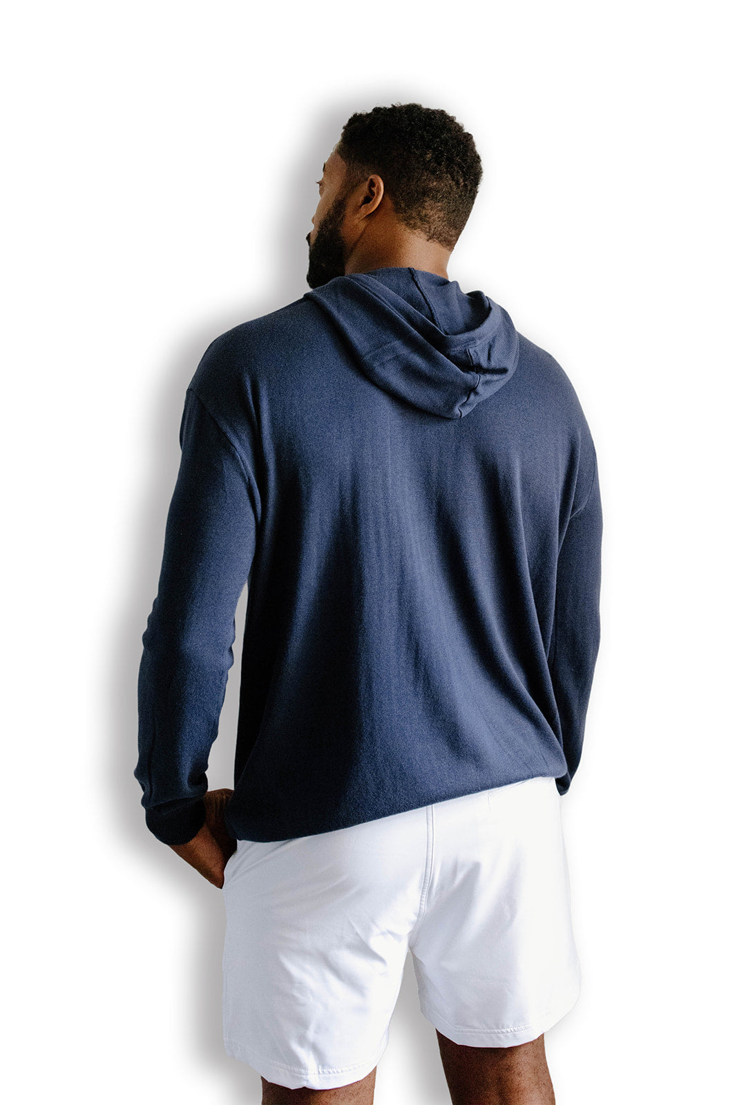 Men's Hooded Knit Sweater | Nauti Navy