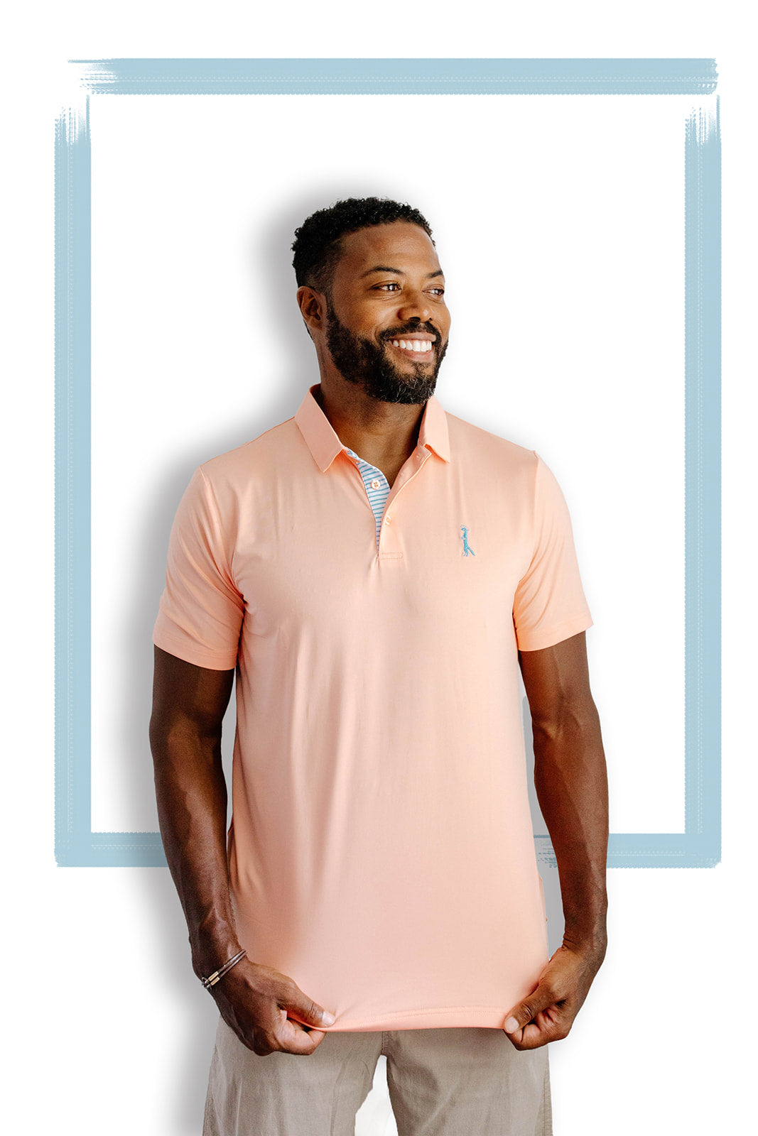 Performance Polo | Peach