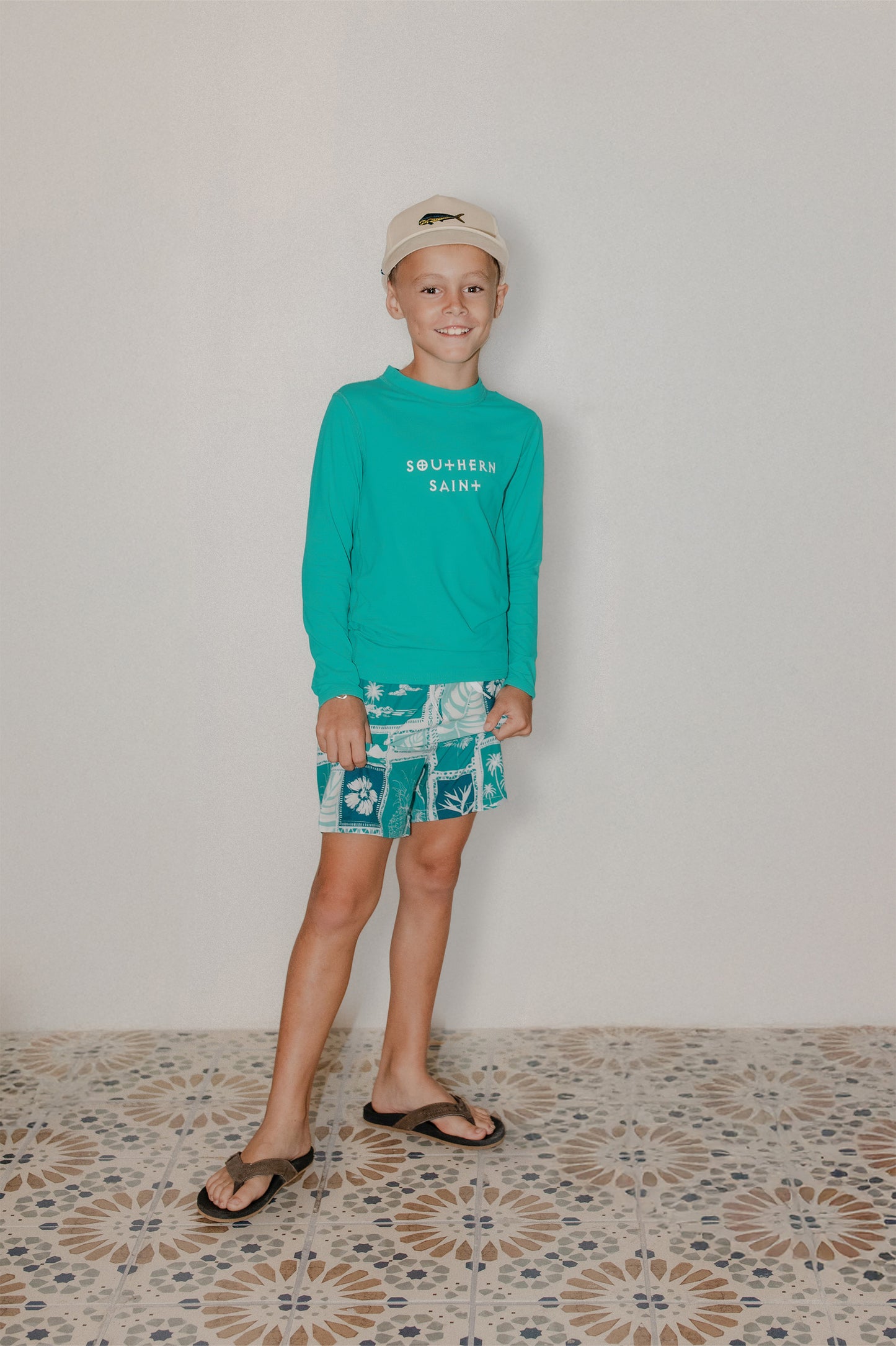 Youth Semi-Fitted Sun Shirt | Marine