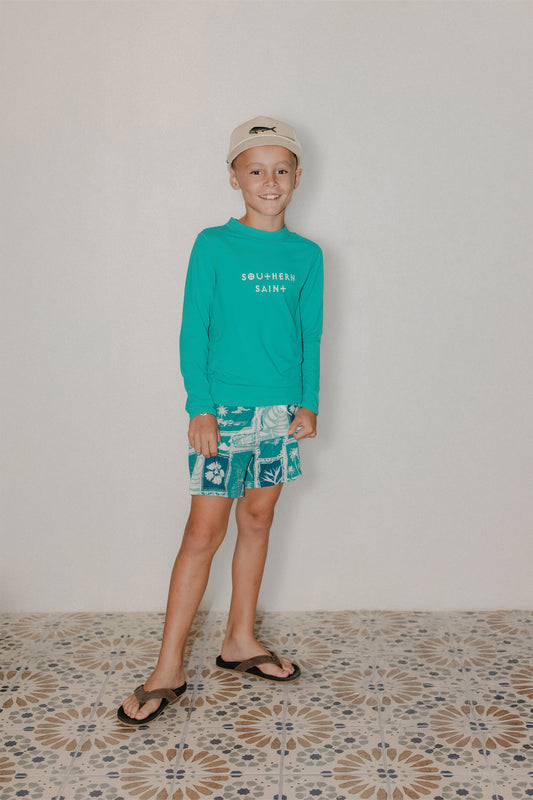 Youth Swim Trunk | Marine