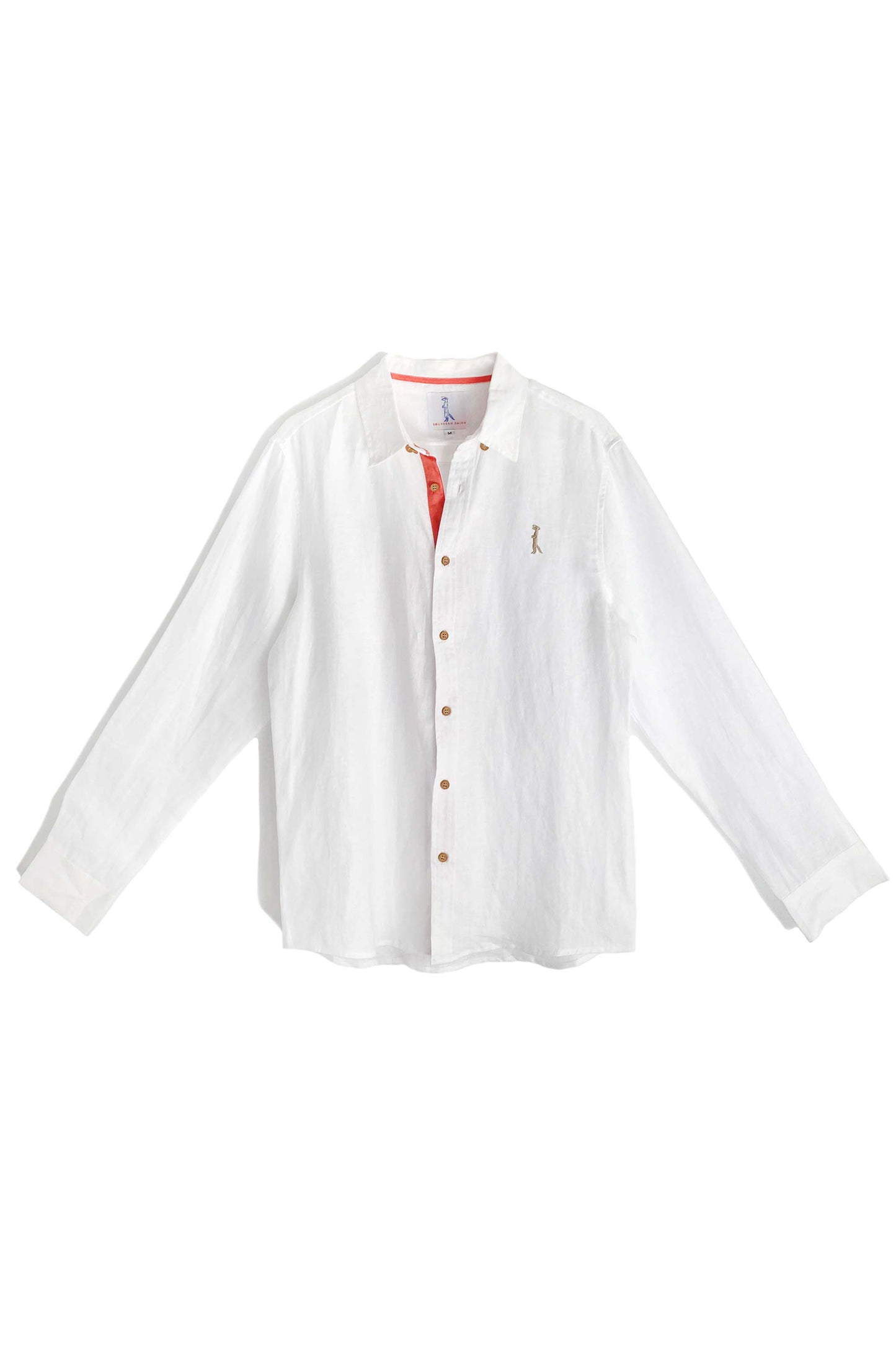 Linen Button Down | White