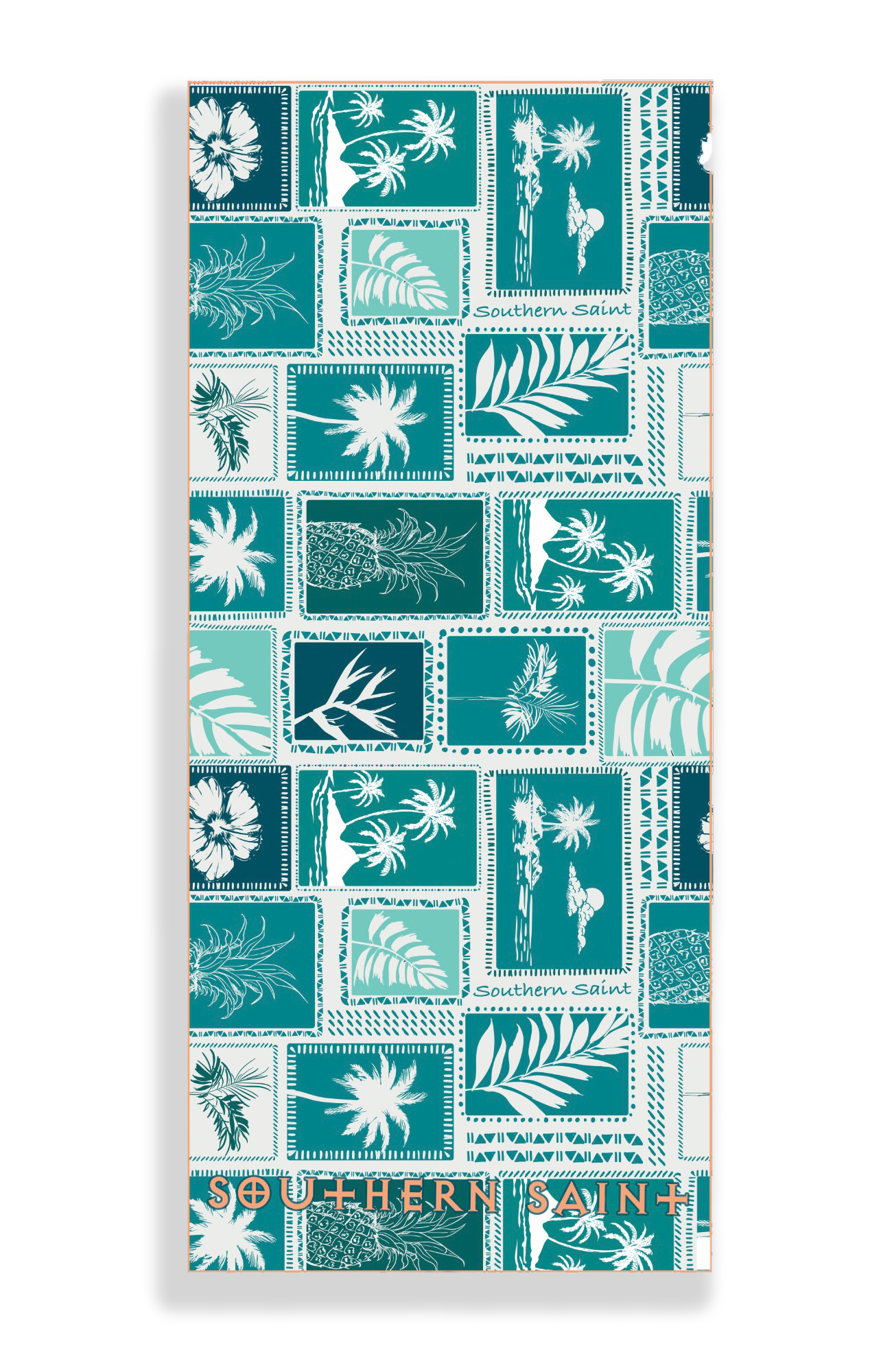 Marine Mirage Recycled Beach Towel