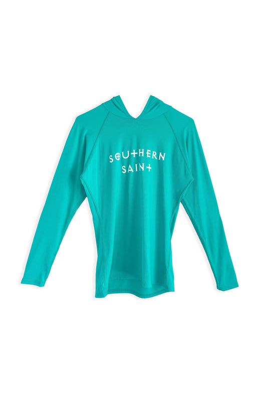 Women's Hooded Semi-Fitted Sun Shirt | Marine