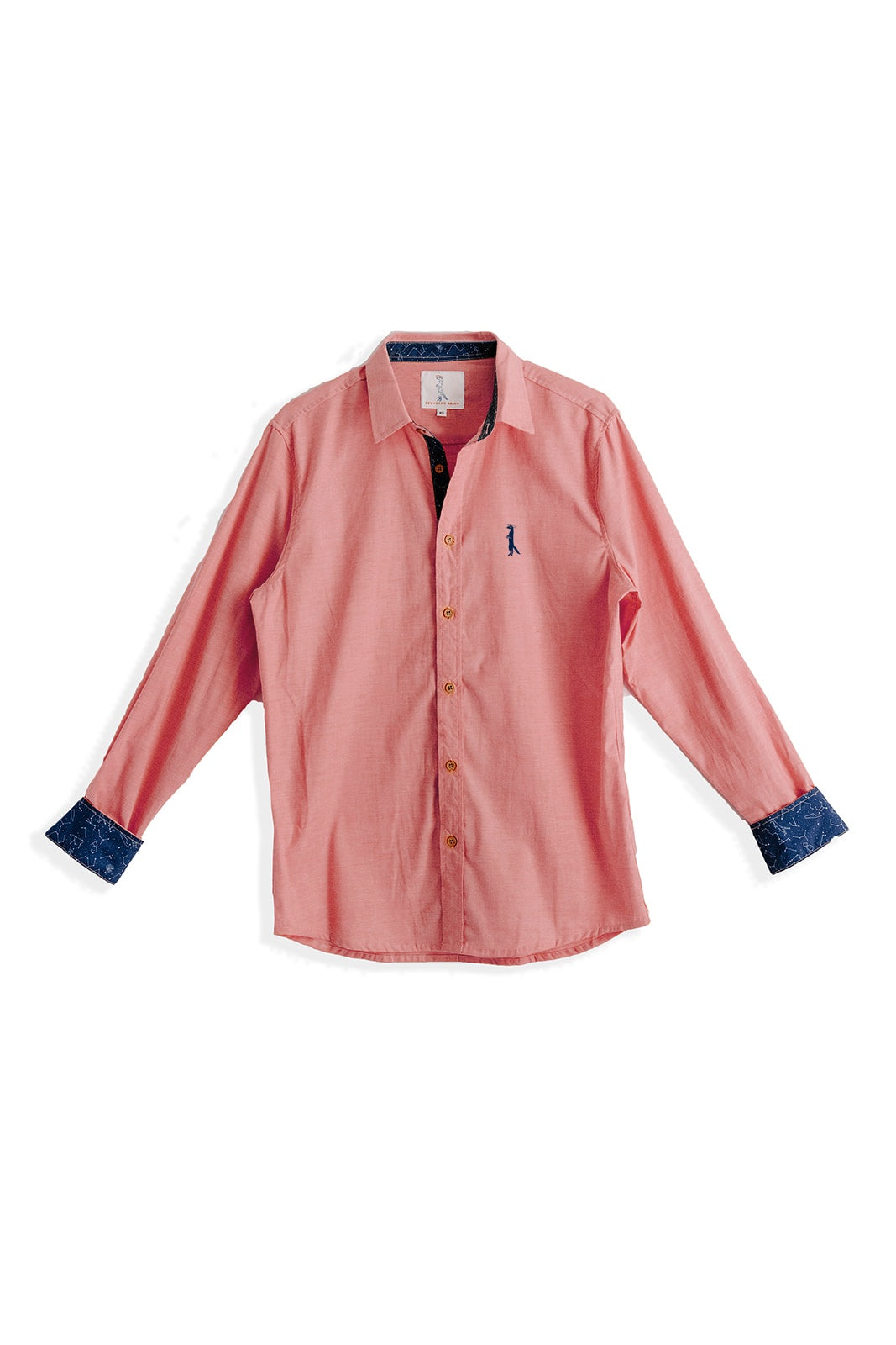 Men's Dress Shirt in Dusty Peach