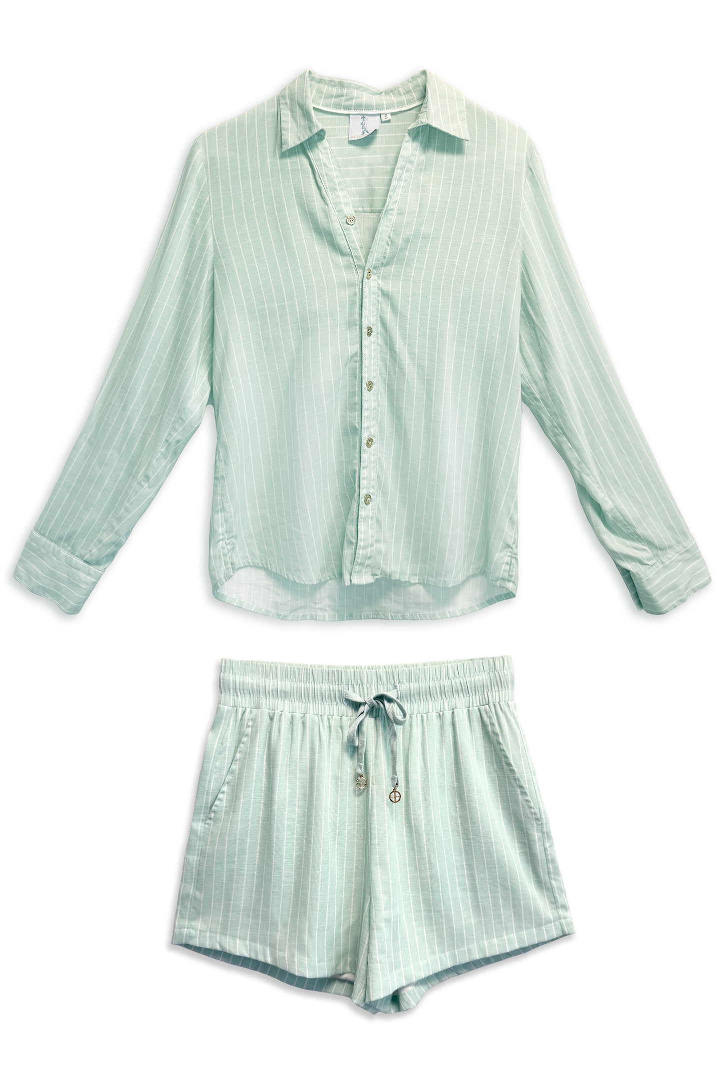 Women's Aprés Sea Short | Mint Stripe