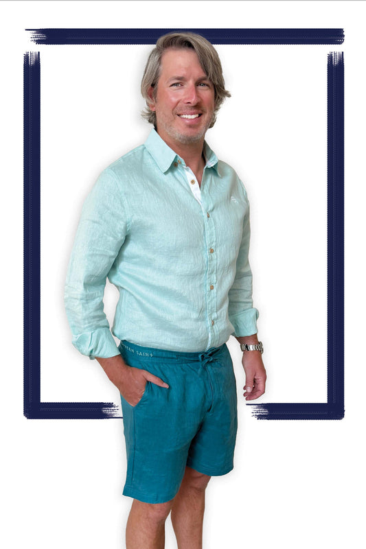 Linen Button Down | Mint