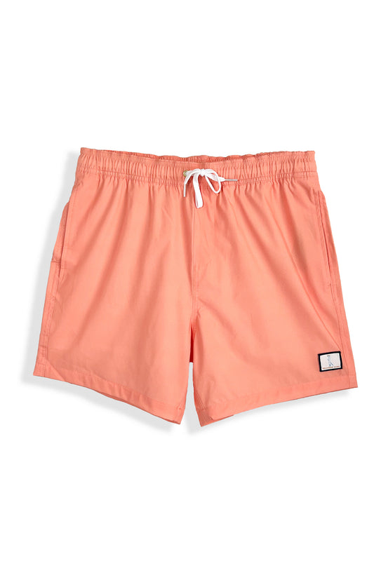 16" Drawstring Volley Swim Trunk | Peach