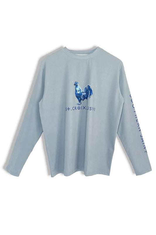 Rooster Long Sleeve Performance Shirt | Grey