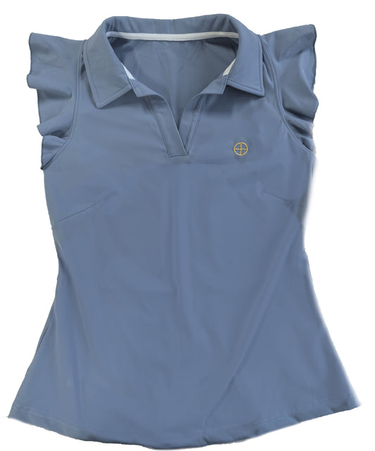 The Ruffle Performance Polo