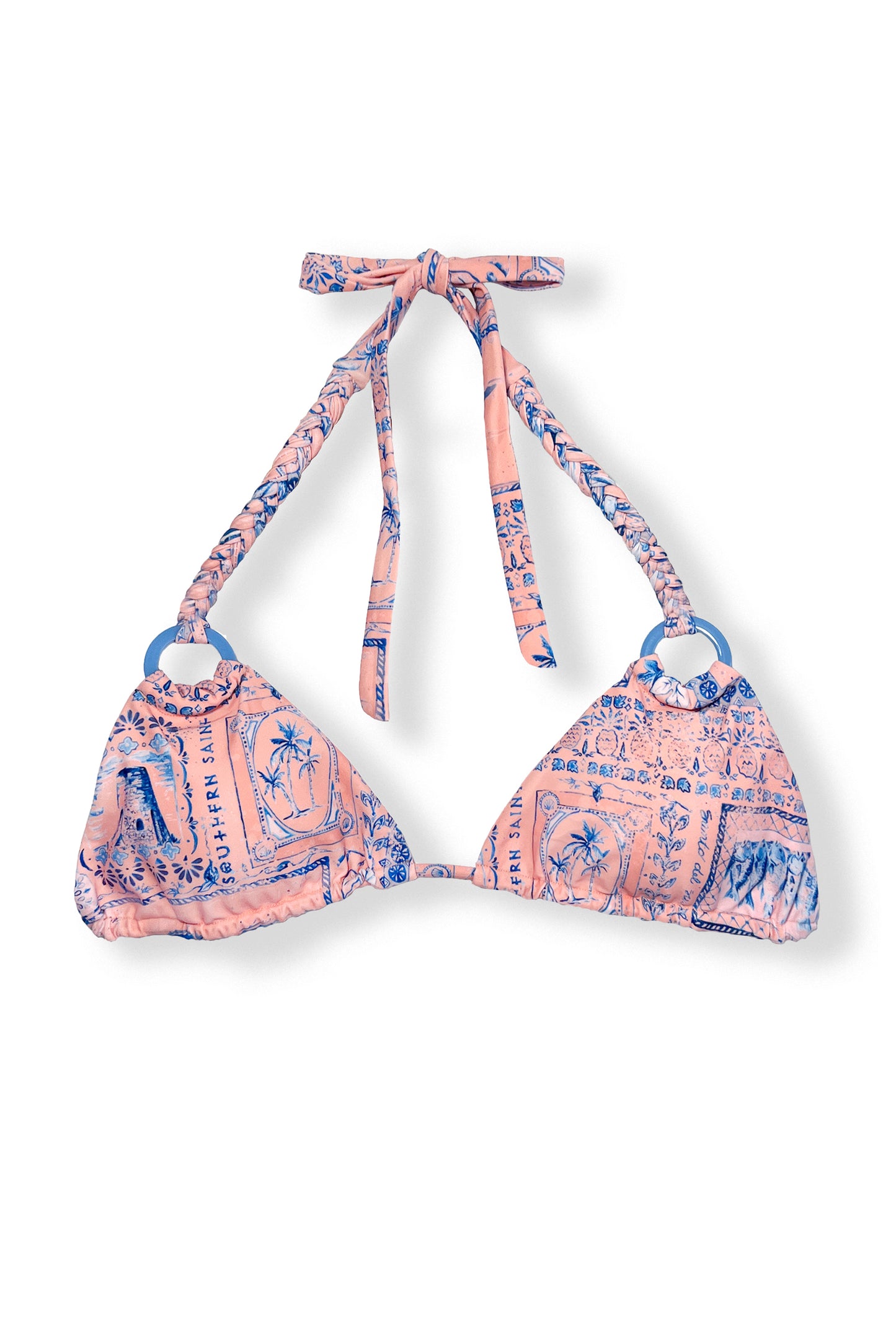 Braided Triangle Bikini Top | Santa Cruz