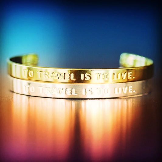 To Live Is to Live Cuff | Silver