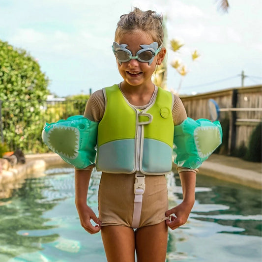 Kids Swim Goggles | Salty the Shark