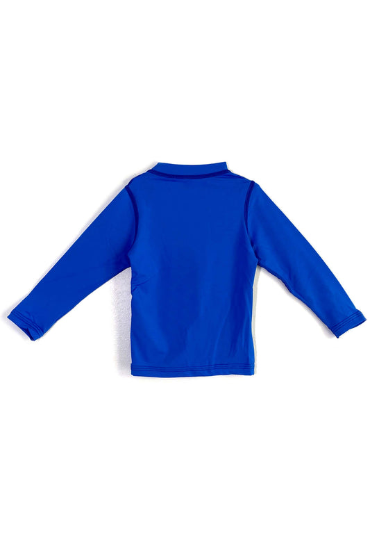 Camisa de sol ajustada para jóvenes | Azul caribeño