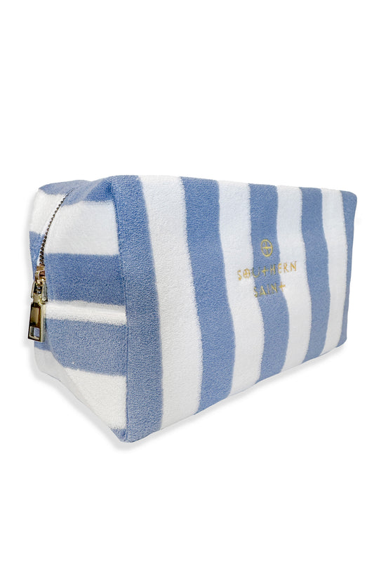Toiletries Bag | Chambray Stripe