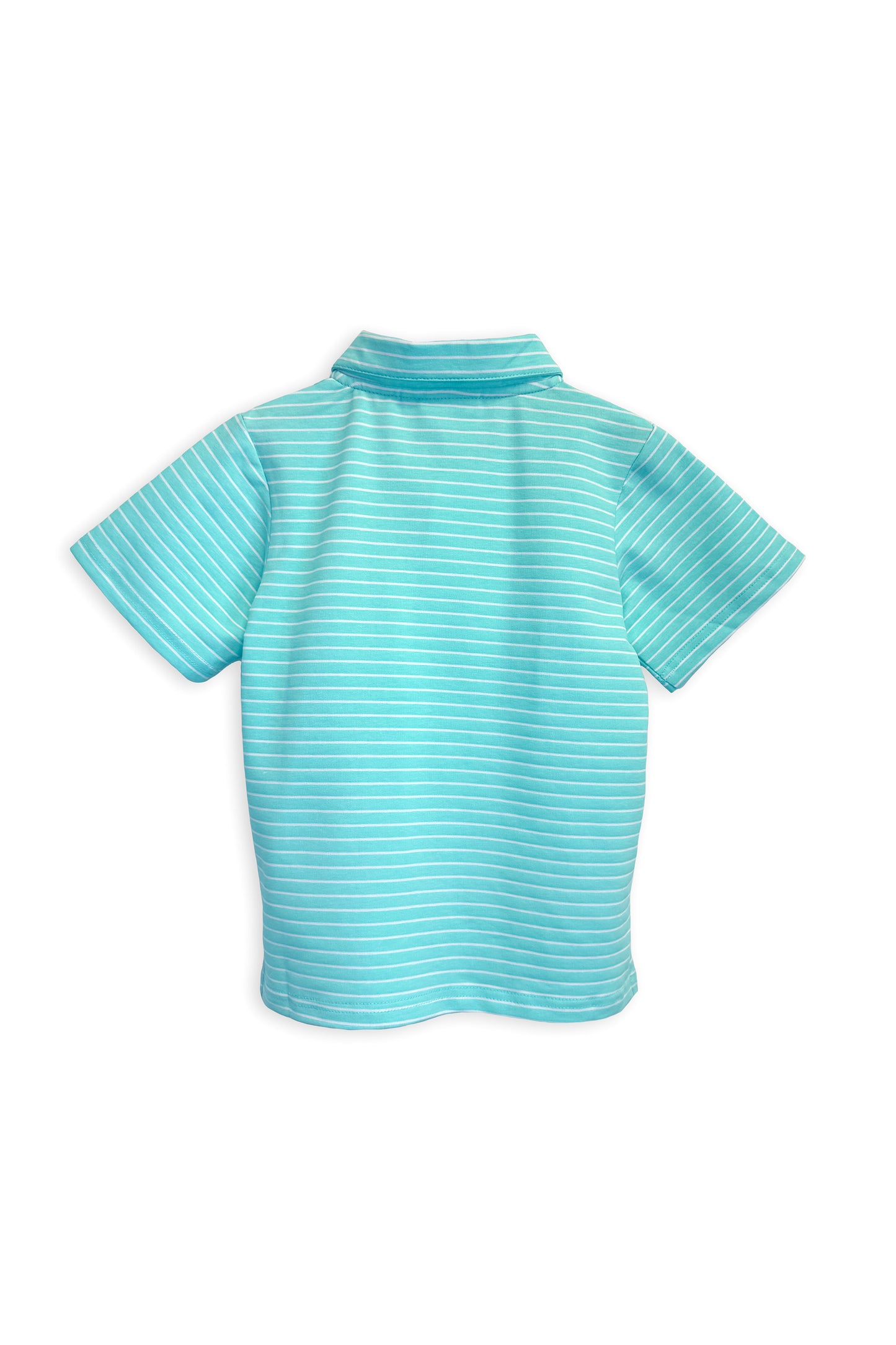 Youth Performance Polo | Mint Stripe