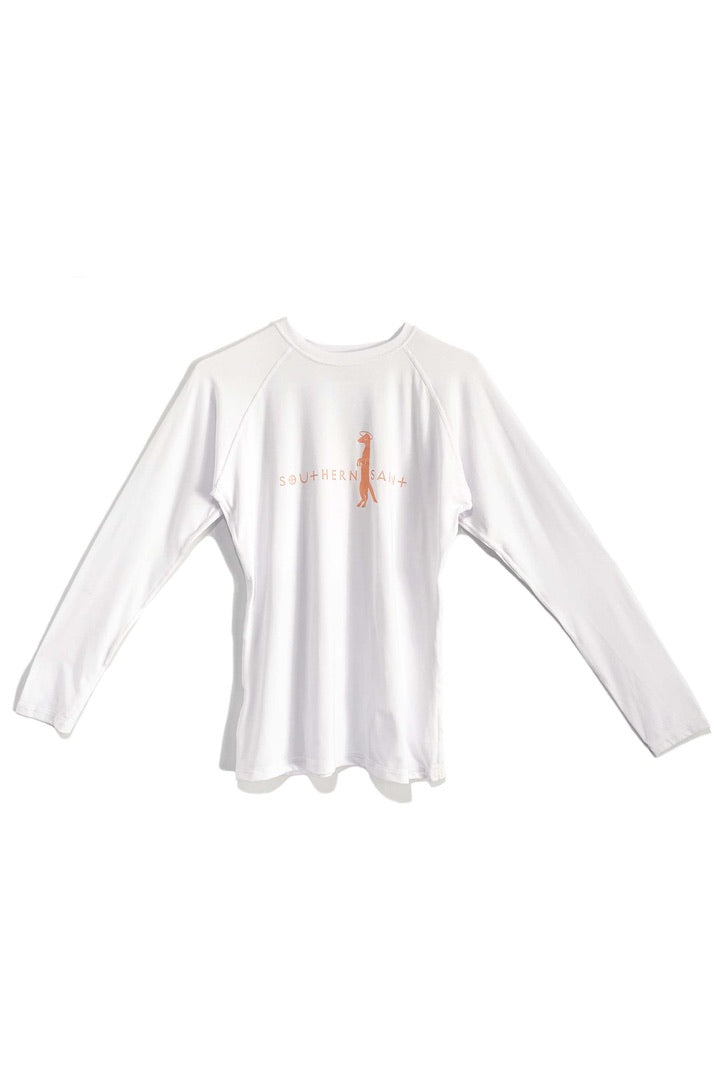 Women’s Semi-Fitted Sun Shirt | White