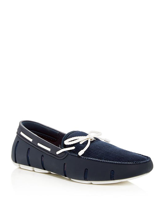Braided Lace Loafer | Navy