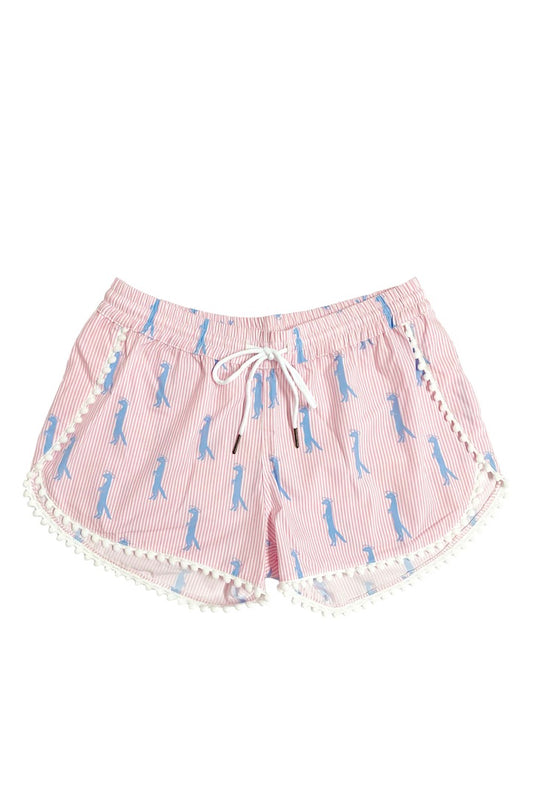 Pom Pom Short | Mongoose Seersucker