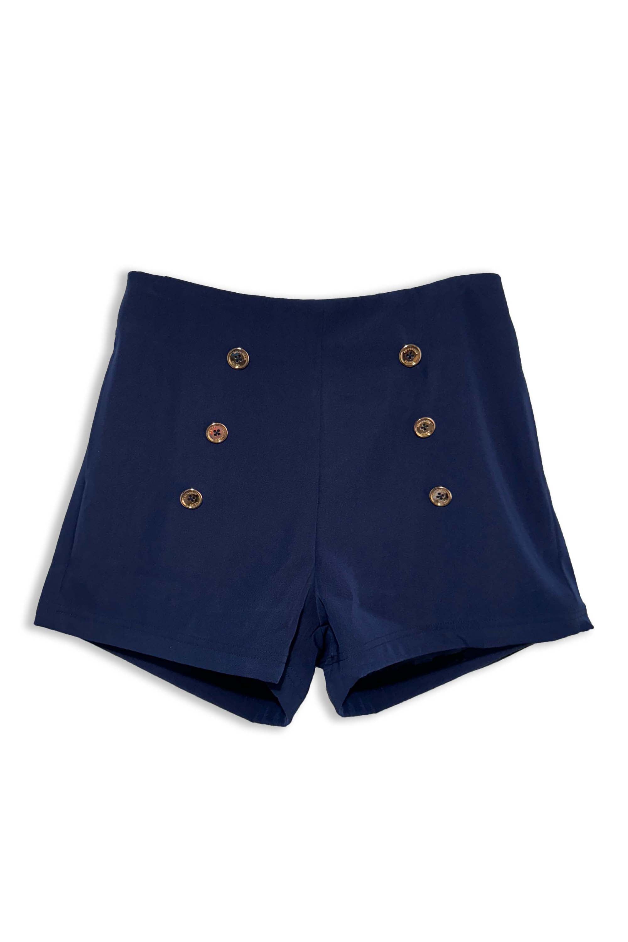Women's High Waist Sailor Short | Navy XL Women's High Waist Sailor Short | Navy XL