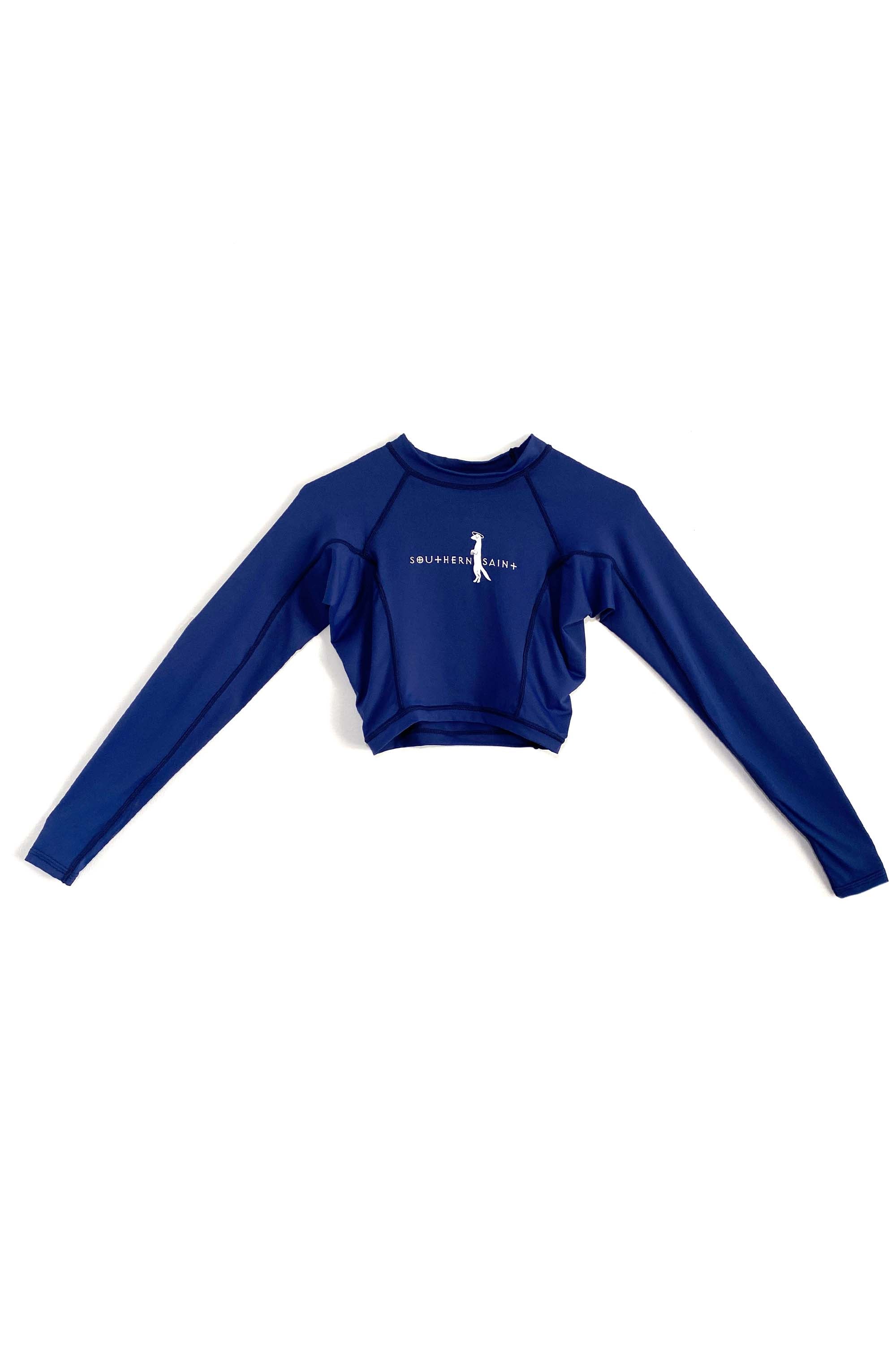 Camisa corta ajustada para el sol para mujer | Armada