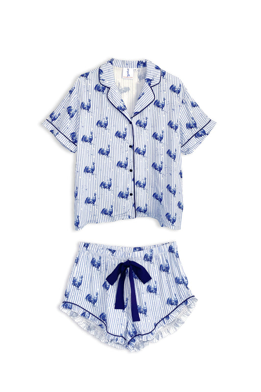 Conjunto de pijama juvenil de gallo