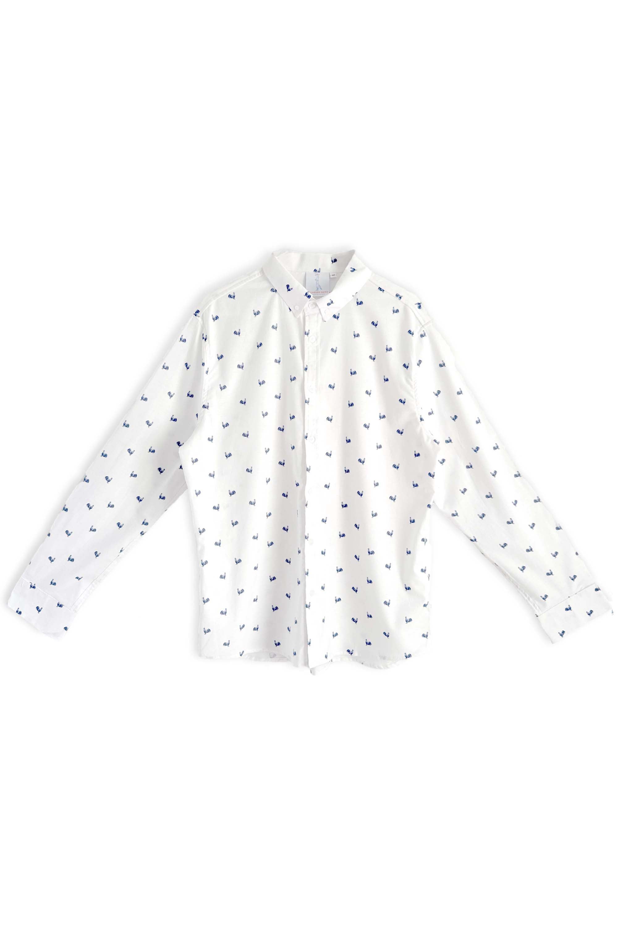 rooster dress shirt Men's Dress Shirt