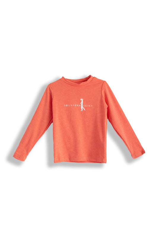 Youth Relaxed Fit Sun Shirt | Coral