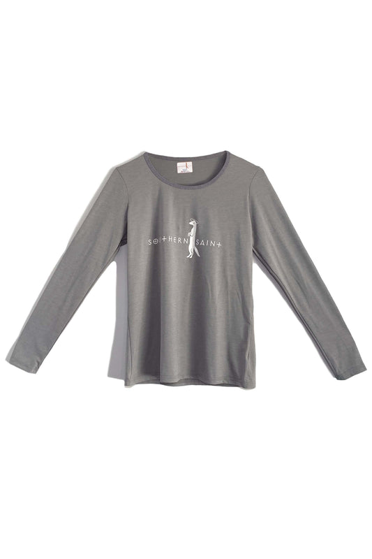 Women's Relaxed Fit Sun Shirt | Lt Grey