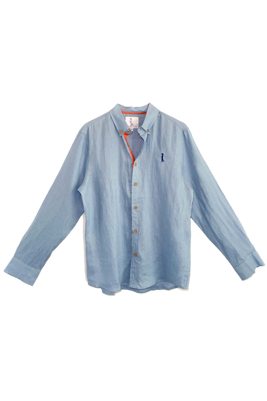 Linen Button Down | Chambray