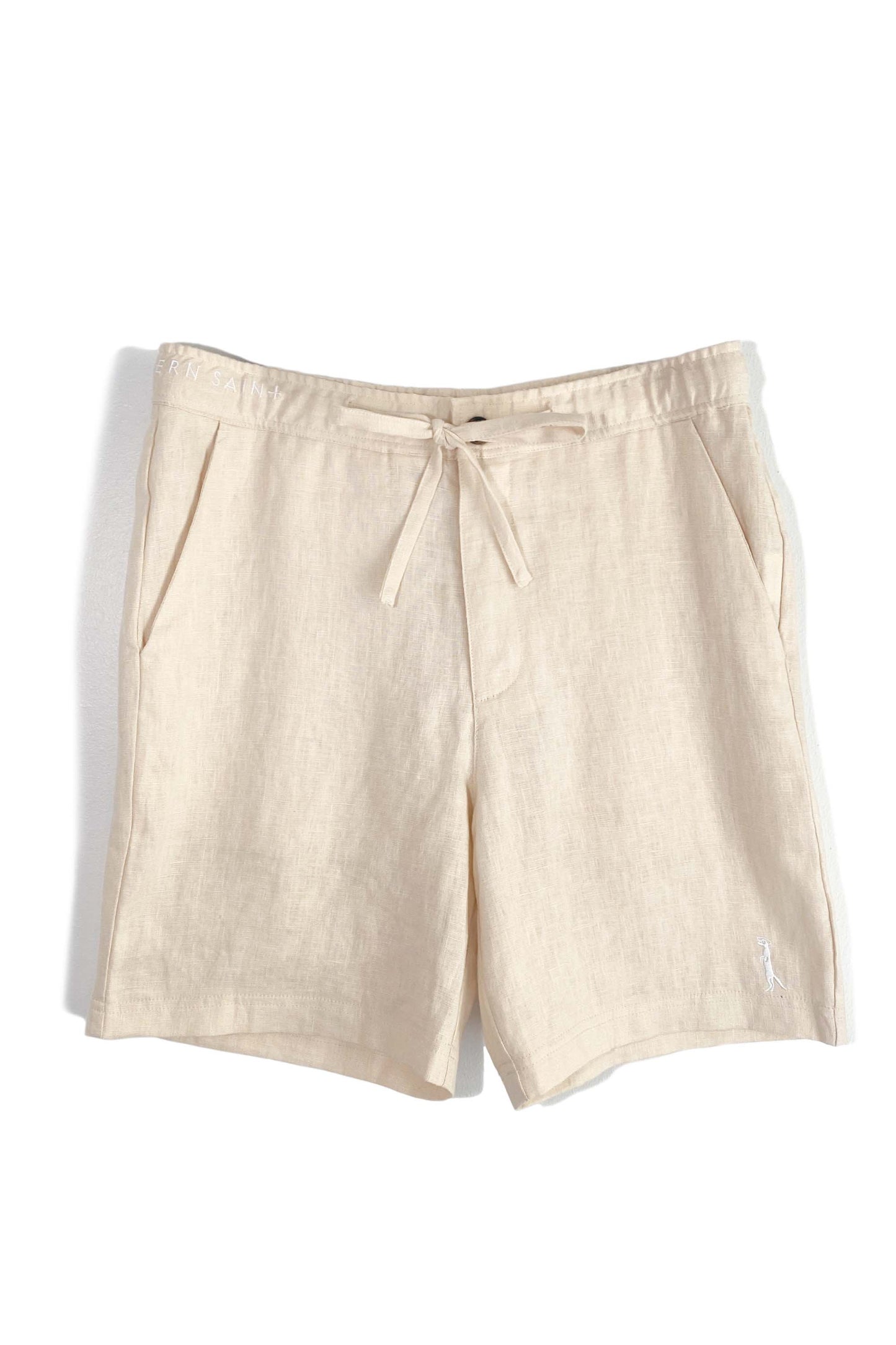 Linen Shorts | Coco Cream