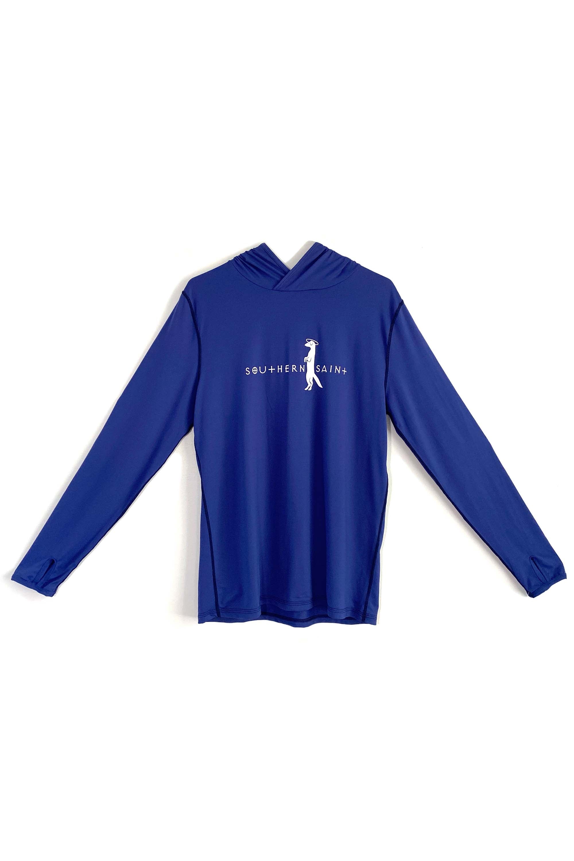 Camisa de sol semiajustada con capucha para hombre | Armada