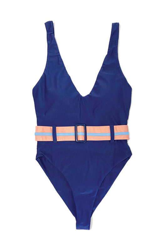 Mary Goodnight One Piece Navy Swimsuit