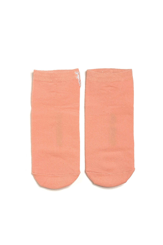 Peach Solid Ankle Sock