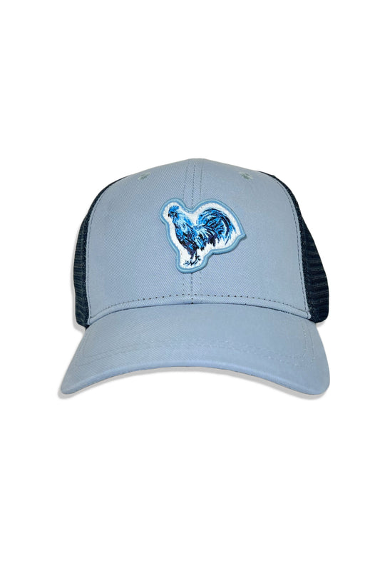 Chambray Rooster Patch Hat