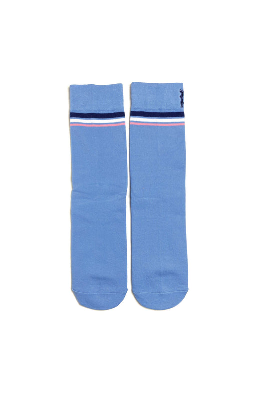 Calcetines de cambray con tres rayas