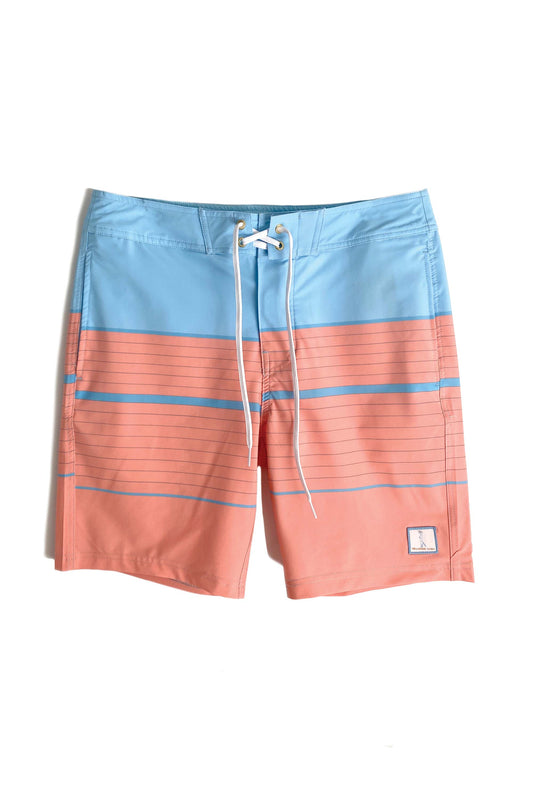 Lace-Up Boardshort | Sunset Stripe