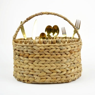 Utensil Caddy | woven Natural