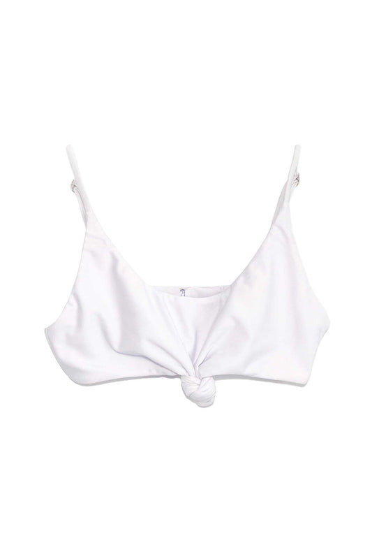 White Mongoose Bralette Bikini Top