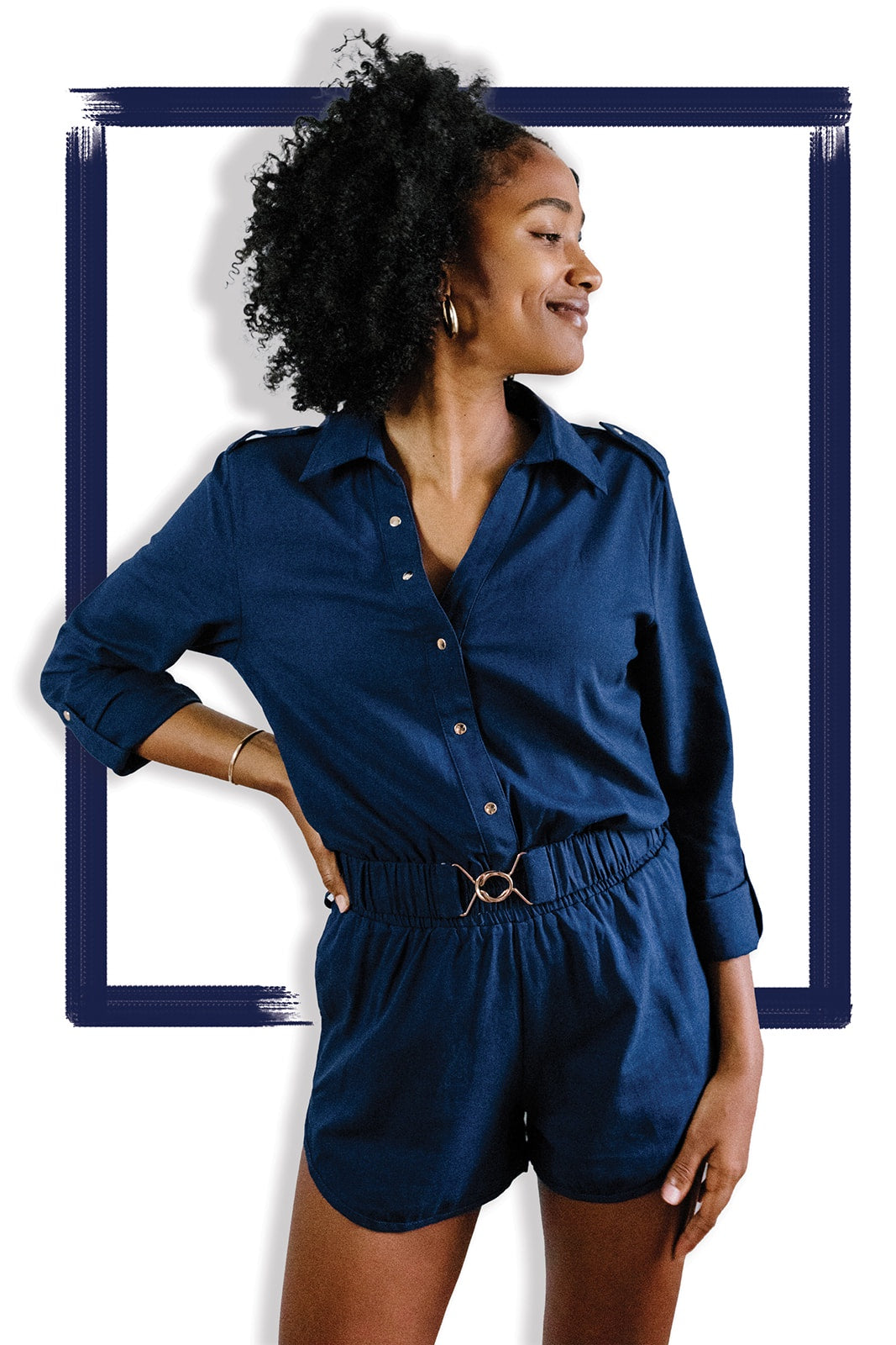 Blue Collar Romper southernsaint